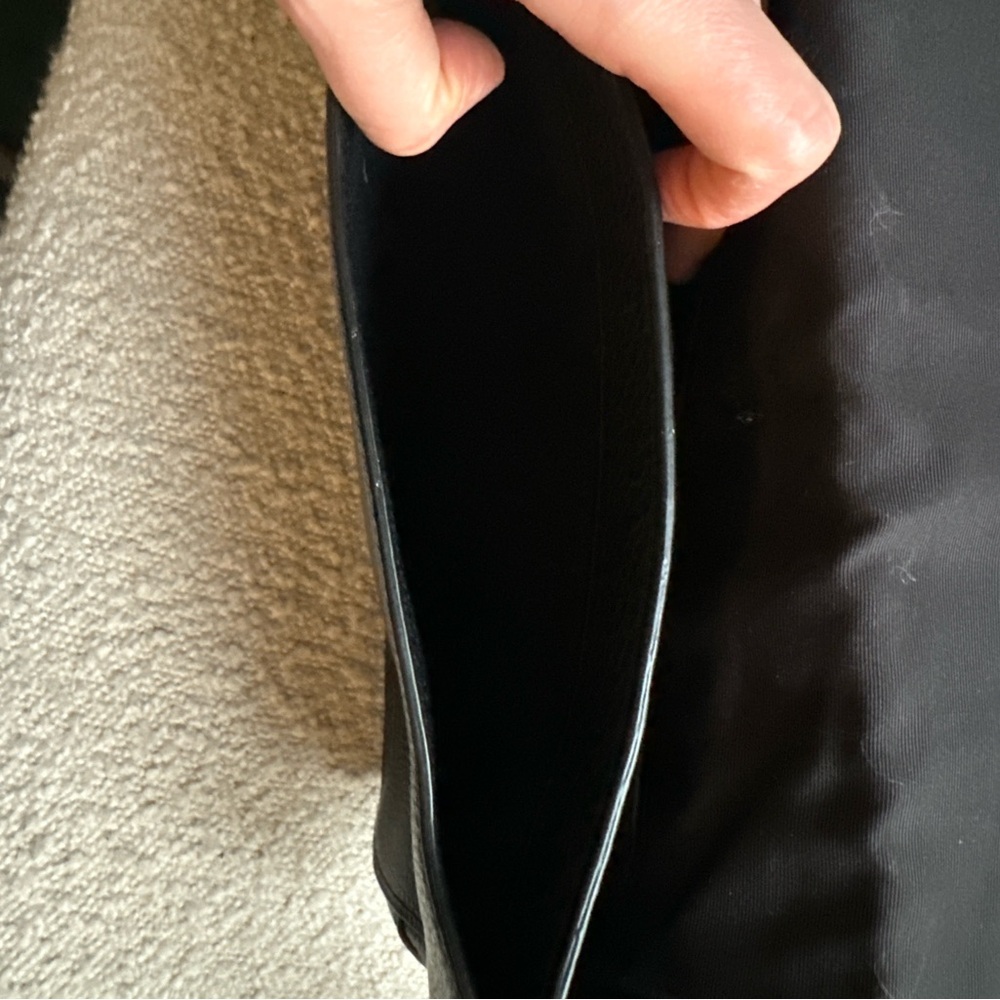 Coach Black Embossed Leather Crossbody Bag - Picture 3 of 9